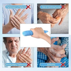 Carrot Grip Mat Blue Hand Exercise Tool For Finger Strength Training Elderly Use - Product Image 4