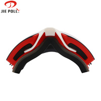 Jiepolly Livraison rapide Échantillon de stock Lunettes de moto MX Motocross S'adaptent à la plupart des lunettes Lentille Roll