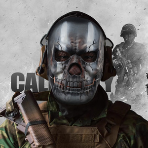 <span class=keywords><strong>Máscara</strong></span> <span class=keywords><strong>de</strong></span> Plástico <span class=keywords><strong>de</strong></span> Calavera Fantasma <span class=keywords><strong>de</strong></span> Call of Duty Warzone 2, Disfraz <span class=keywords><strong>de</strong></span> Cabeza Completa para Cosplay - Product Image 2