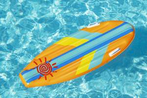 Bestway 42046 Jouet de jeu aquatique gonflable en PVC pour enfants 1.14m X 46cm Sunny Surf Rider - Product Image 4