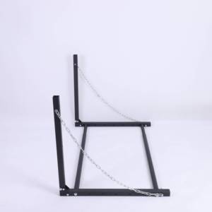 رف إطارات عالي الجودة قابل للطي وقابل للتعديل مثبت على الحائط رف إطارات فولاذية - Product Image 4
