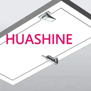 HUASHINE ASRS smart warehouse storage automation racking systems at heavy duty METAL Iron door or cold storage factory