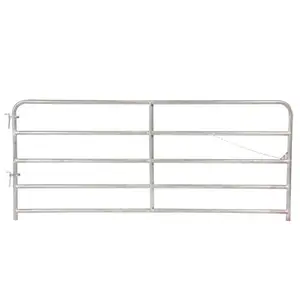 Livestock Security Fence Panels Portable Galvanized Cattle and Horse Gate for Farm Use Fence Accessories