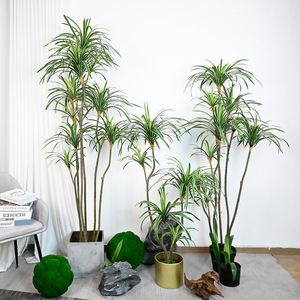 Artificial Palm <b>Tree</b> Indoor Floor Plant Soft Pvc High Simulation Home Decoration Wedding Props - Product Image 2