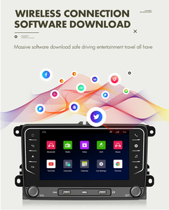 Đầu DVD ô tô 2DIN 7 inch tích hợp Carplay, Android Auto, GPS, Bluetooth, USB, RDS, FM, DVR với màn hình cảm ứng điện dung dành cho xe VW - Product Image 5