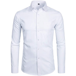 Camisa informal de manga larga para hombre, ropa Formal de negocios, a la moda - Product Image 1