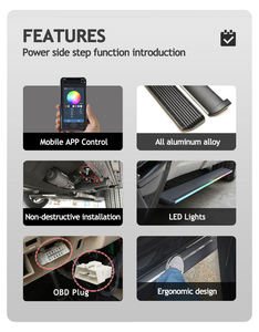 โรงงานผลิต WEIJIA บันไดข้างไฟฟ้าอลูมิเนียมอัลลอยสำหรับ Ford Equator/PHEV 2025 บันไดข้างไฟฟ้าแบบ OEM/ODM - Product Image 6