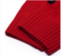 Pull-over avec lettre jacquard à manches longues en tricot pour hommes Pull-over en tricot à manches longues en tricot pour hommes Pull-over d'hiver pour hommes LOGO personnalisé OEM et ODM