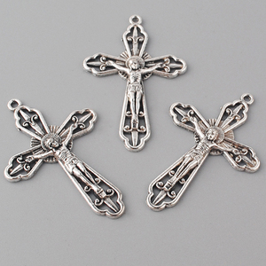 Factory <strong>Supply</strong> Religious Design <strong>Jewelry</strong> Accessories Catholic Crucifix Jesus Cross for DIY Rosary - Product Image 1