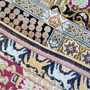 61x91cm indien fait à la main en gros tapis de l'Inde <span class=keywords><strong>Nain</strong></span> valeur coton persan tapis de soie - Product Image 6