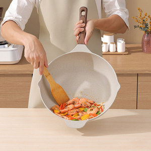 Ustensiles <span class=keywords><strong>de</strong></span> cuisine antiadhésifs écologiques en fonte d'aluminium, casseroles, poêles, couvercles en verre, design minimaliste, base multicouche, CE - Product Image 2