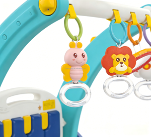 <span class=keywords><strong>Gimnasio</strong></span> de Actividades Todo en Uno para Bebés, Andador, Alfombra de Juego con Piano y Juguetes Educativos, ABS No Tóxico, Juego Sensorial Interactivo para 0-24 Meses - Product Image 3