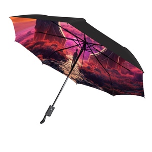 Wholesale Promotional Plain Travel Custom Mini Ultralight Fiberglass 3 Fold <b>Umbrellas</b> with Logo,paraguas - Product Image 6