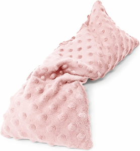 Coussin chauffant micro-ondable en graines de lin pour le cou, enveloppement aromathérapeutique lesté à la lavande, chaleur humide profonde et thérapie par le froid pour la douleur - Product Image 2