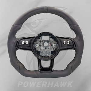 Volante Deportivo de Alta Calidad Compatible con VW Golf 6 7 8 GTI R <span class=keywords><strong>Line</strong></span> Polo Tiguan Passat CC Scirocco Jetta MK5 MK6 MK7 MK8 Scirocco - Product Image 1