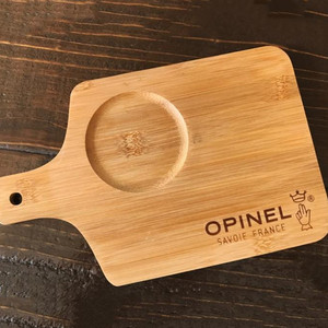 Planche à découper en bambou Haofeng, mini, portable, pour le camping en plein air, couleur bois naturel - Product Image 2