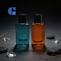 Botella de Perfume de Vidrio de Lujo, Multiusos, 30ml 50ml 100ml, Recargable, con Pulverizador y Tapa