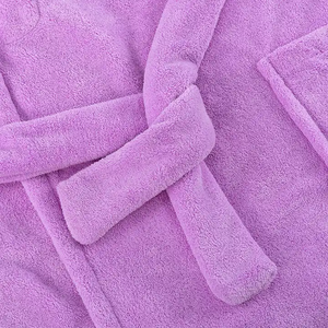 Mantel mandi wanita, piyama pakaian tidur wanita bulu flanel/<span class=keywords><strong>Coral</strong></span> Velvet hangat leher V Multi Warna
