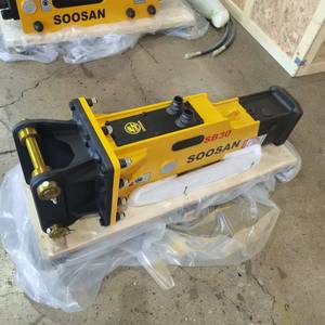 Martillo Hidráulico SOOSAN SB30 Tipo Caja Silencioso para Excavadoras y Minicargadoras, Buena Calidad para Demolición de Roca Dura - Product Image 5