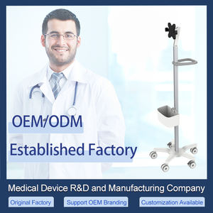 맞춤형 다기능 의료 환자 모니터 트롤리 병원 비상 알루미늄 합금 트롤리 (5 개 캐스터 포함) - Product Image 3