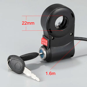 थोक इलेक्ट्रिक बाइक सहायक उपकरण 3 गियर इलेक्ट्रिक साइकिल स्विच बटन तीन स्पीड रॉकर स्विच इग्निशन स्विच कुंजी के साथ - Product Image 5