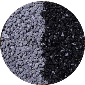 Outdoor Natural Stone Aquarium Black Pea Gravel