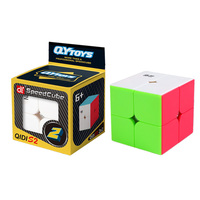Cube magique 2x2, jouet de puzzle Speed Cube, rotation fluide et stable, jouet éducatif, cube pour enfants et adultes