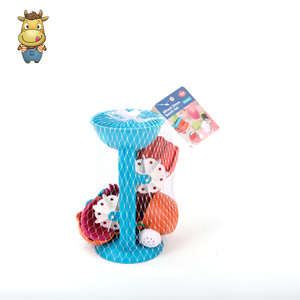 Beez Toys Ensemble de jouets de plage pour enfants avec grandes roues à eau, moules, pelles, bêches, 11 pièces en plastique, pour l'extérieur, 0-24 mois, unisexe - Product Image 5