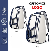 Sac bandoulière personnalisé pour pickleball, sac de sport décontracté pour raquettes de tennis et de pickleball, sac de sport extérieur pour hommes et femmes