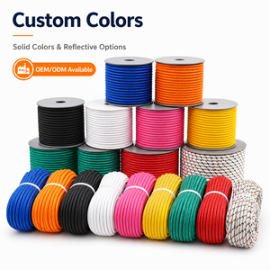 Cordon élastique rond personnalisé en gros, plusieurs couleurs, 1mm, 2.5mm, 3mm, 5mm, 6mm, 7mm, 8mm, 10mm, 20mm, 30mm, 40mm - Product Image 2