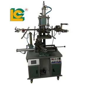 paper cup hot foil stamping machine semi automatic plastic cup cylinder bottle gilding press machine with plc control system