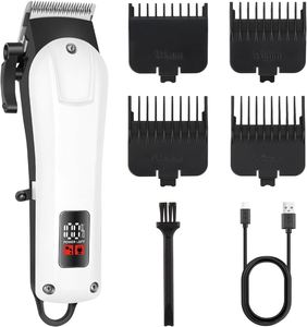 Peigne limiteur professionnel pour la coiffure, outil de coupe de cheveux, ensemble de peignes de guidage pour tondeuse, en plastique ABS et aluminium - Product Image 1