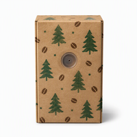 Paperboard Self-Erecting Coffee Bean Instant Coffee&Expresso Packaging Box with Customized Logo