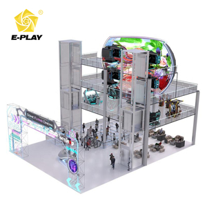 Cinéma VR Eplay <span class=keywords><strong>DreamWorks</strong></span>, théâtre volant en dôme, personnalisation de 8 à 32 sièges, équipement VR 3D 9D, écran sphérique intérieur - Product Image 1