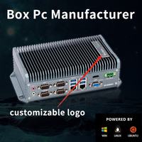 EN50155 Metro Rai Disk WiFi 4G J1900 Barato Embedded Fanless Computer Industrial Mini PC Nano Box DC 24V Controlador LED para Monitor