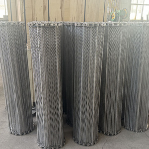 Gıda sınıfı özelleştirmek <span class=keywords><strong>300</strong></span> derece yüksek sıcaklık paslanmaz çelik tel örgü konveyör - Product Image 4