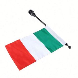 Drapeau de moto personnalisé 2024 pour bagages arrière, style fanion, pour drapeaux d'état et bannières de campagne, montage facile, avec mât en fibre de verre - Product Image 6