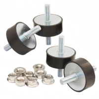Fabricant chinois de supports en caoutchouc industriels sur mesure, supports anti-vibrations à goujon mâle VV, amortisseurs de chocs