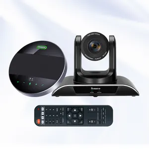 Tenveo sistema de videoconferência 20x zoom NDI PTZ câmera e M5B Bluetooth microfone ptz câmera para transmissão ao vivo chur