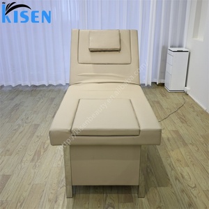 Lit de shampoing KISEN avec pédicure pour salons de beauté, lit de spa à vapeur à cycle d'eau, lit de massage électrique pour le dos et le cuir chevelu - Product Image 2