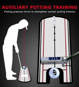 Logotipo personalizado Golf Putting <span class=keywords><strong>Aids</strong></span> <span class=keywords><strong>Alignment</strong></span> Mirror Portable Acrylic Golf Putting Trainer Acrylic EyeLine Golf Classic Putting Mirror - Product Image 4