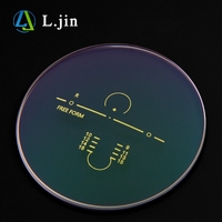 L.jin 1.56 Index Hmc Lentilles progressives Lentille coupe bleue Lecture multifocale de prescription Lentilles optiques en résine UV420