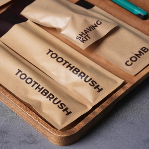 Forniture Alberghiere All-in-One, Kit di Cortesia per Hotel in Confezione Biodegradabile Kraft - Product Image 3