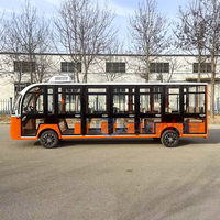 Vente directe d'usine, bus touristique de luxe à quatre roues, fermé, 17 places, bus touristique électrique