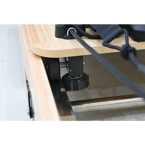 Equipo de Entrenamiento de Yoga Adecuado para el Hogar y Estudios de Pilates, Reformer de Pilates Plegable de Madera Profesional - Product Image 5