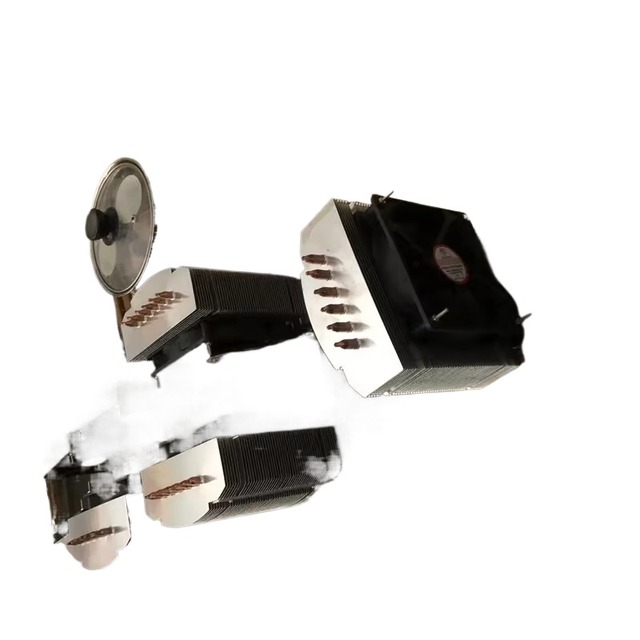 Optimized Thermal Management System for Graphics Card with 160mm Heat Sink and LED Radiator
