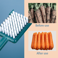 Produits tendance 2026 Nouveautés Gadget Brosse de nettoyage manuelle multifonction 4 en 1 en plastique pour légumes et pommes de terre avec éplucheur