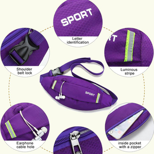 En gros vente chaude femmes hommes sport en cours d'exécution <span class=keywords><strong>sac</strong></span> <span class=keywords><strong>de</strong></span> taille étanche <span class=keywords><strong>sac</strong></span> banane - Product Image 4