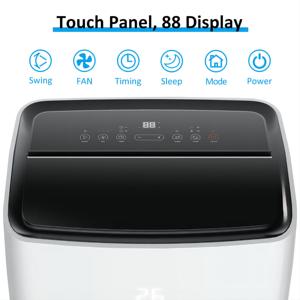 Climatiseur mobile WiFi 9000 BTU UVC de qualité supérieure pour la maison et l'hôtel, avec fonctions de refroidissement et de chauffage, classe A en termes d'efficacité énergétique - Product Image 3