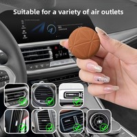 Diffuseur de parfum de luxe pour grille d'aération de voiture, longue durée, parfum léger, cartouche de recharge intégrée, accessoire décoratif, plus de 90 jours